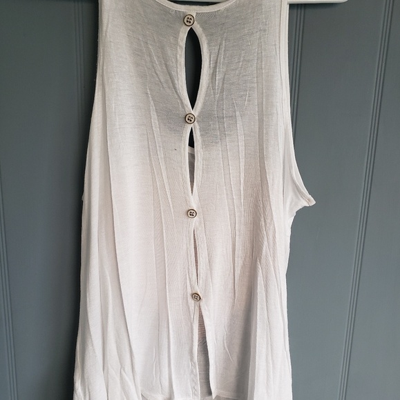 Vanity  Tank with Copper Sequin Heart - Picture 2 of 5